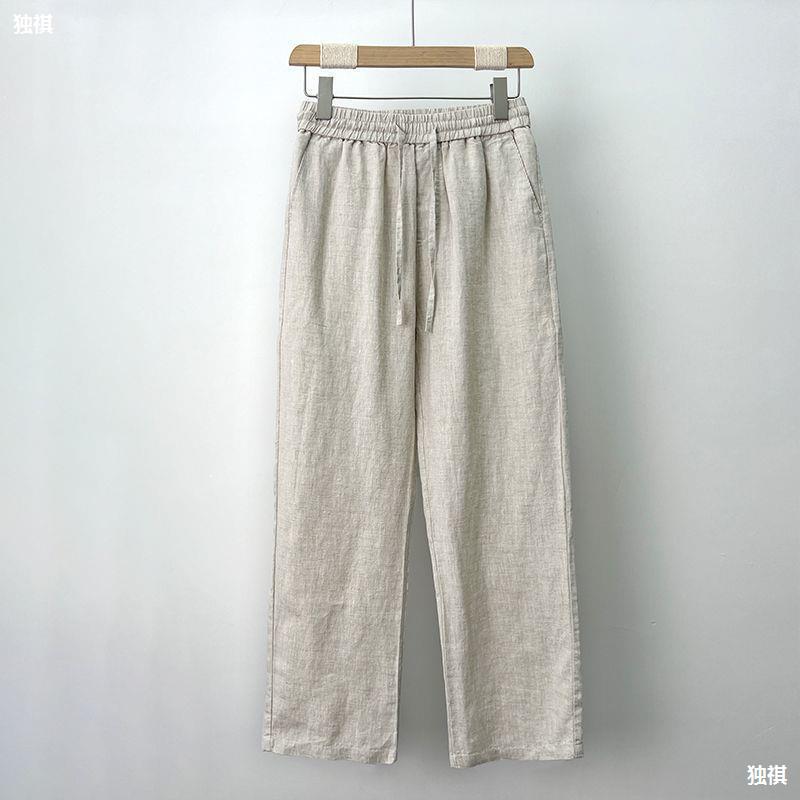 High-Quality Pure Linen Men's Trousers
