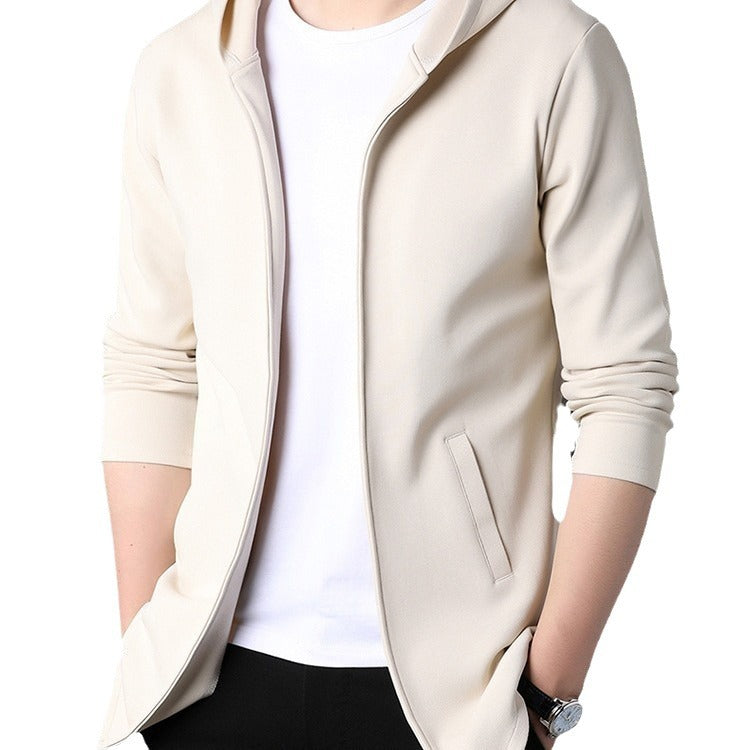 Men's Cotton Hooded Sweatshirt Jacket