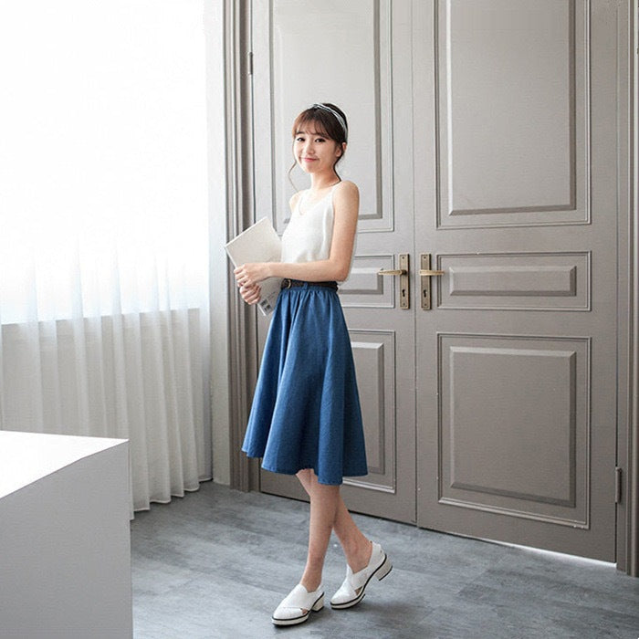 Denim skirt