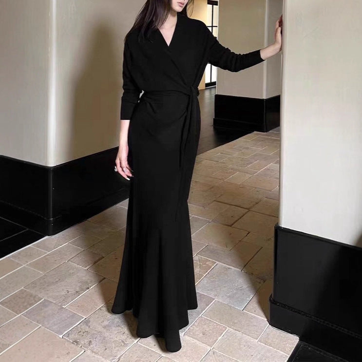 Womens Knitted Suit - Top and Skirt