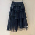 Half-length dress pleated skirt cake