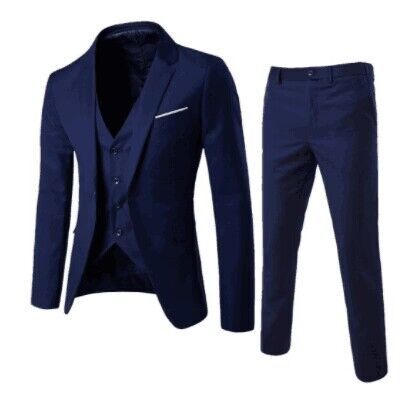 Men's Three-Piece Business Casual Suit