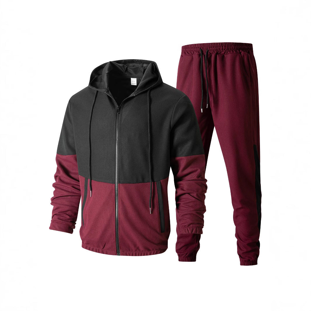 Color-Blocked Sportswear Set