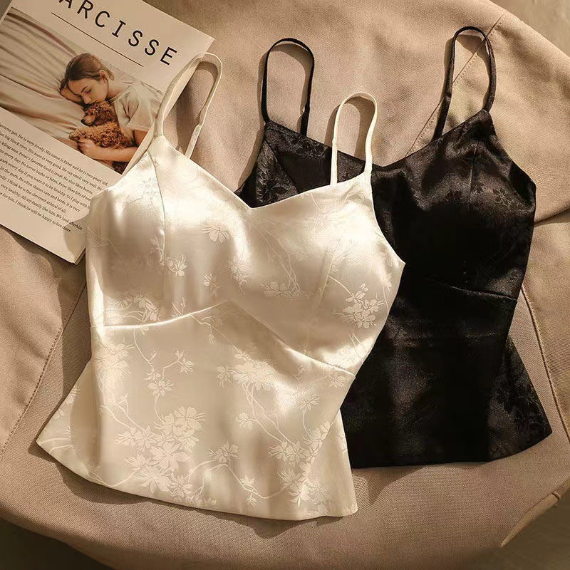Jacquard satin bandeau