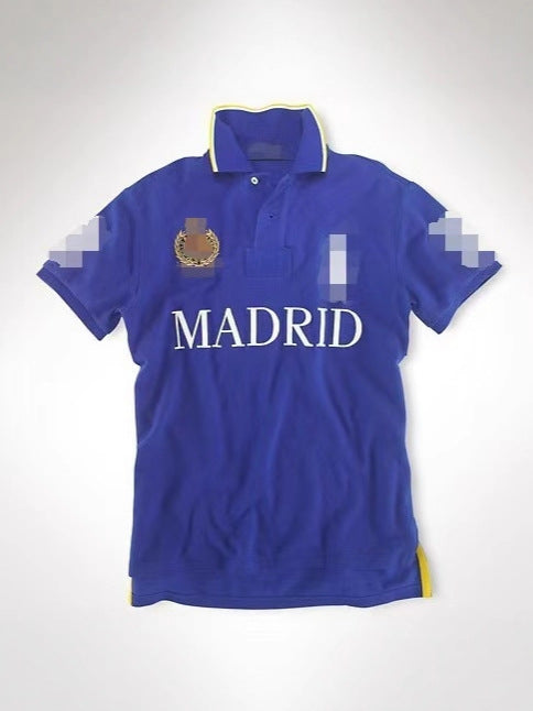 Men's Casual Embroidered Polo Shirt