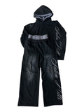 Punk Print Hoodie and Sweatpants Set