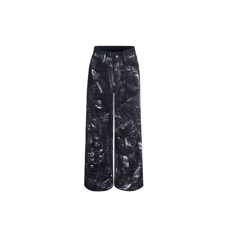 Damaged Hole Vintage Denim Set