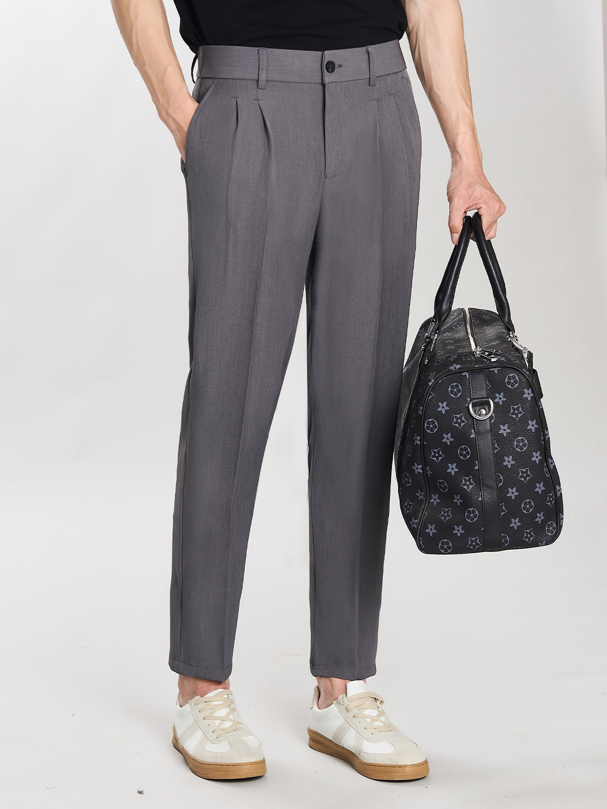 Men's Slim Fit Casual Trousers