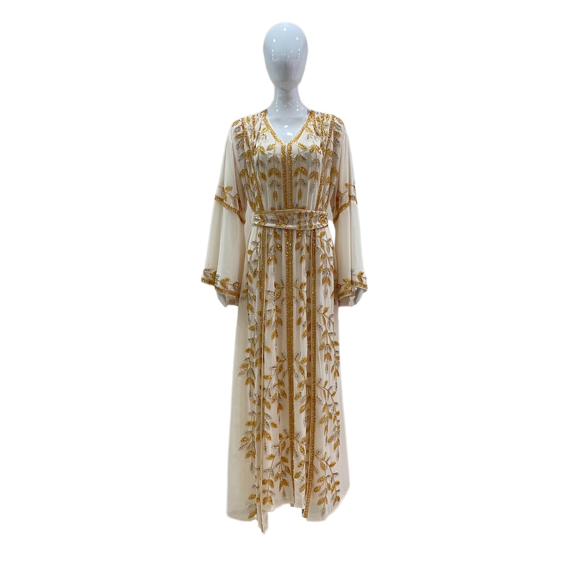Muslim robe beaded dress