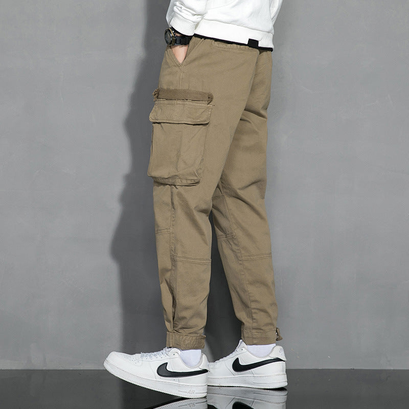 Men's Casual Cotton Work Trousers