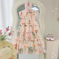 Girls' Summer Floral Princess Dress
