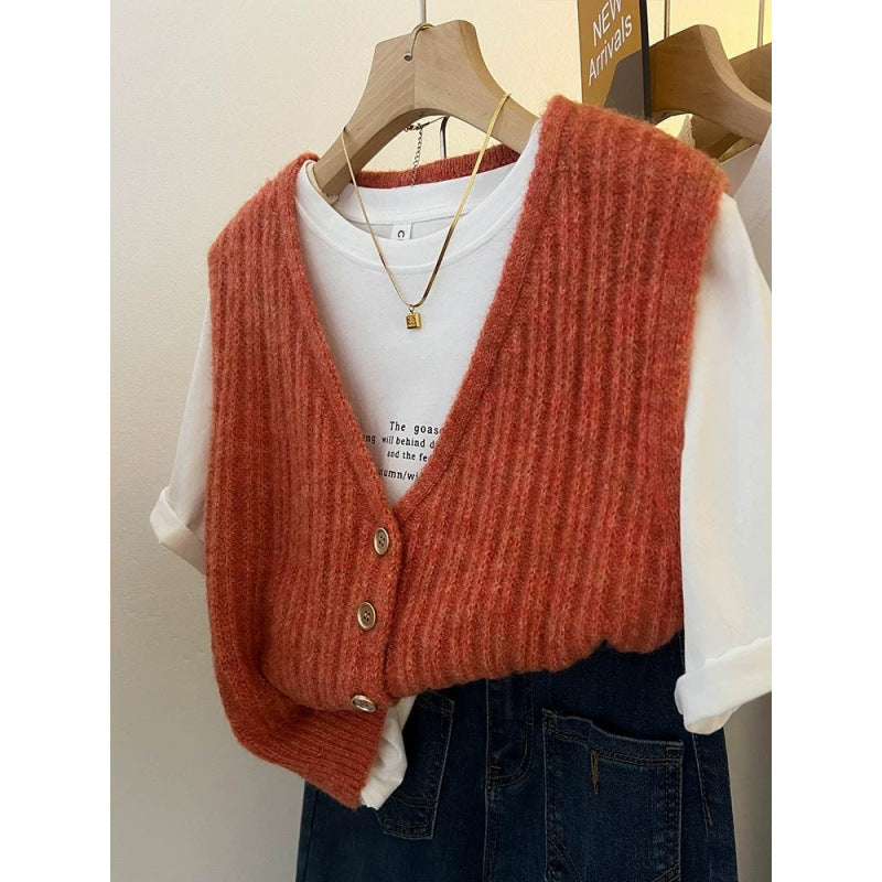 Knitted Wool Vest