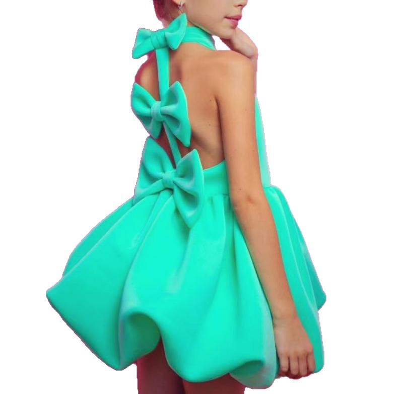 Girl's Bow Princess Sleeveless Dress