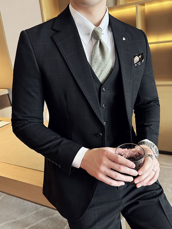 Checkered suit set