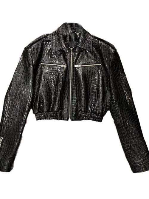 PU Leather Coat