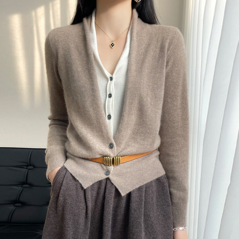 Two-piece sweater cardigan set