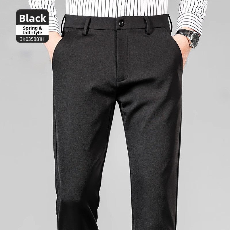 Men's casual non-stretch trousers