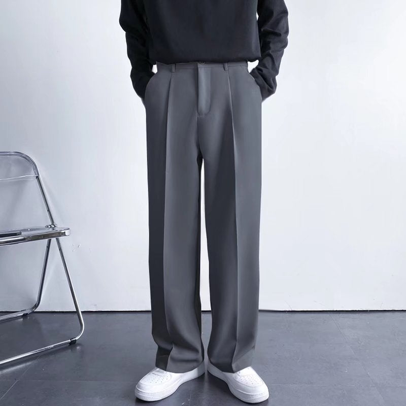 Men's Wide Leg Casual Trousers