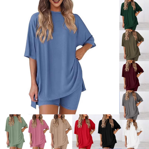 Women's Casual T-Shirt and Shorts Set