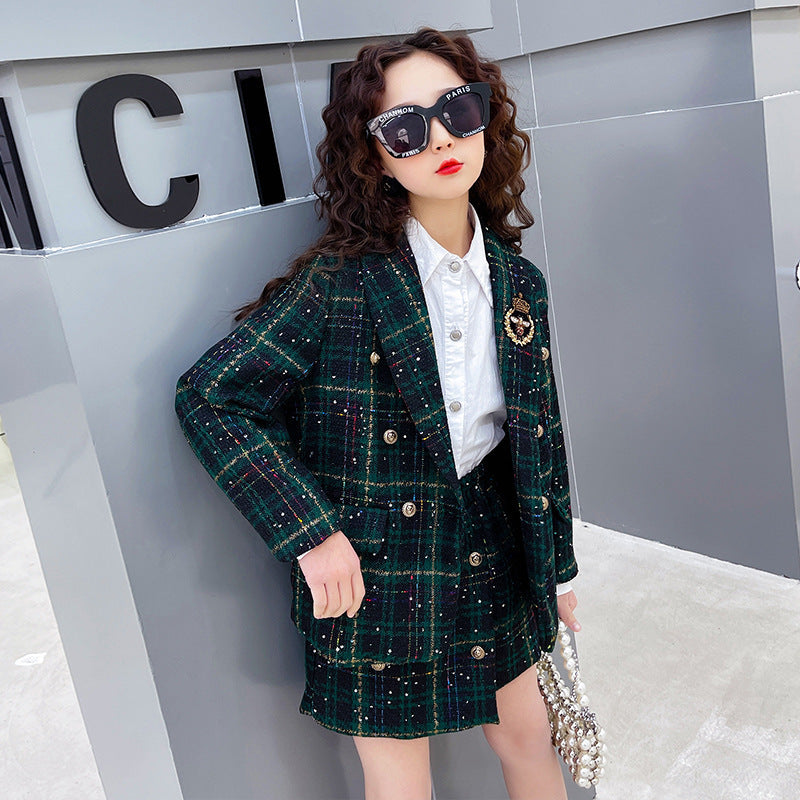 Childrens School Style Blazer and Shorts