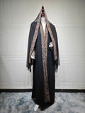 Leopard print fashionable robe