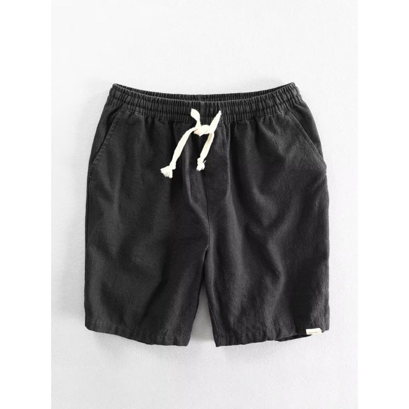 Men's Casual Cotton Linen Summer Shorts
