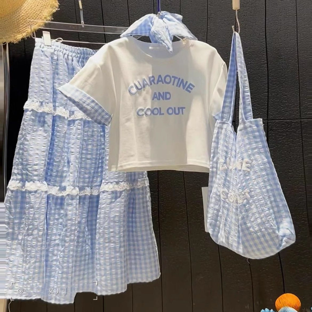 Girls' Clothing - Two-piece skirt suit