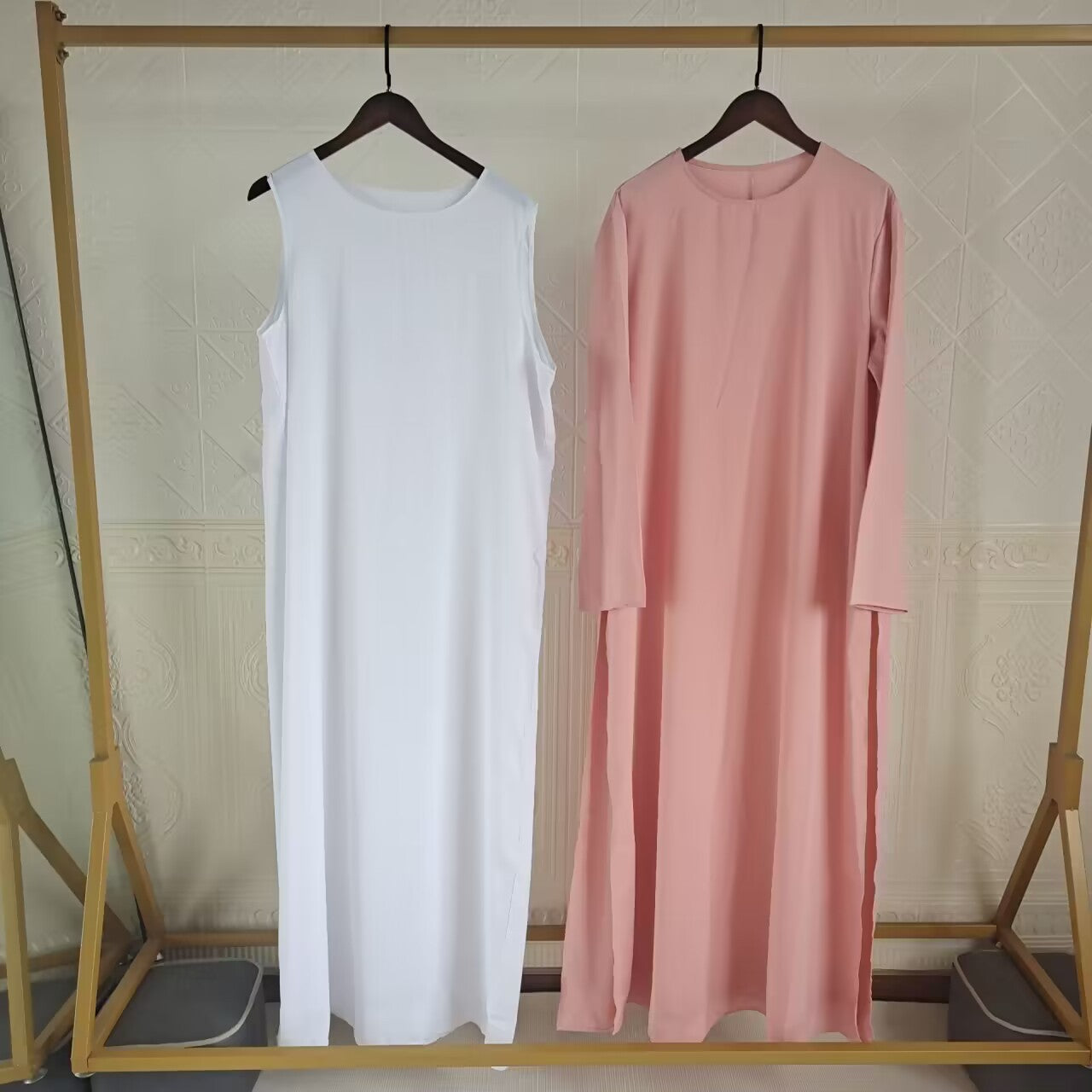 Robe Base Inner Skirt Casual Dress