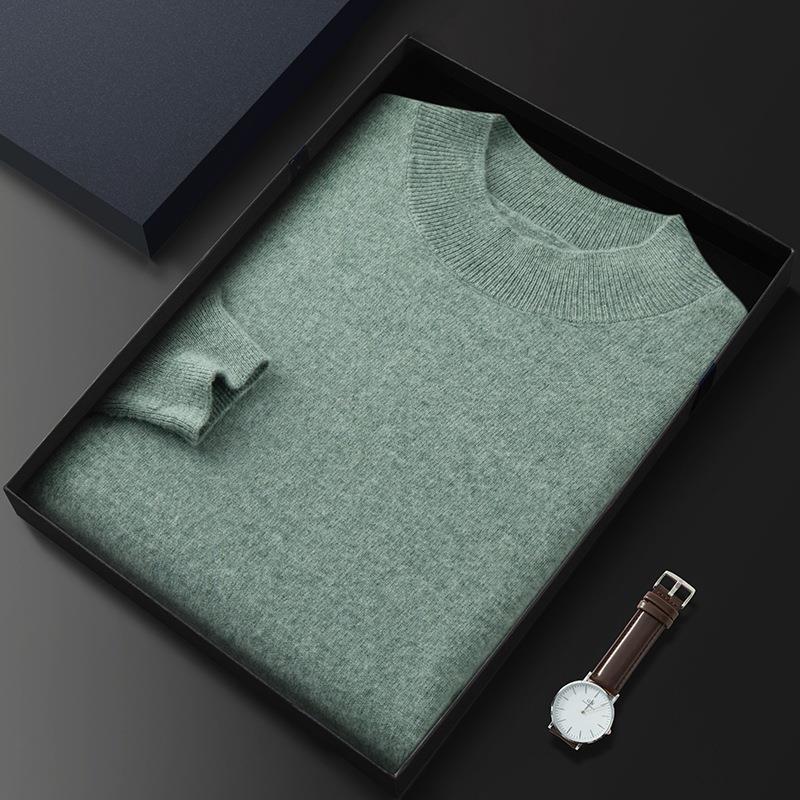 Men's Half-Turtleneck Cashmere Sweater