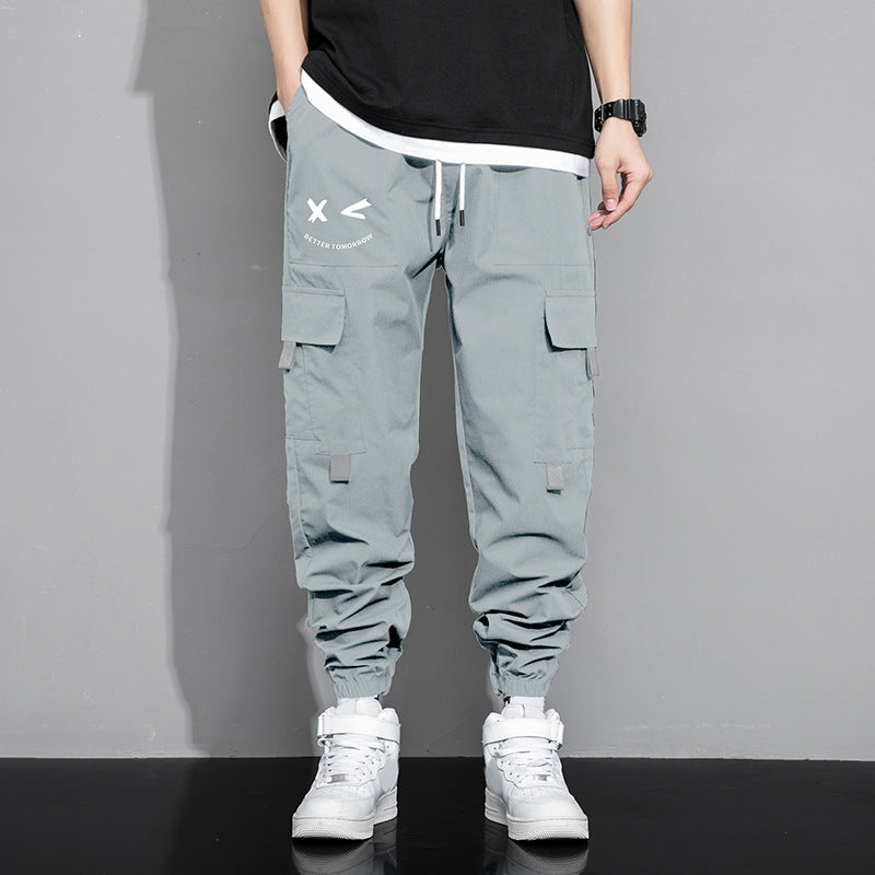 Loose-fitting casual work trousers