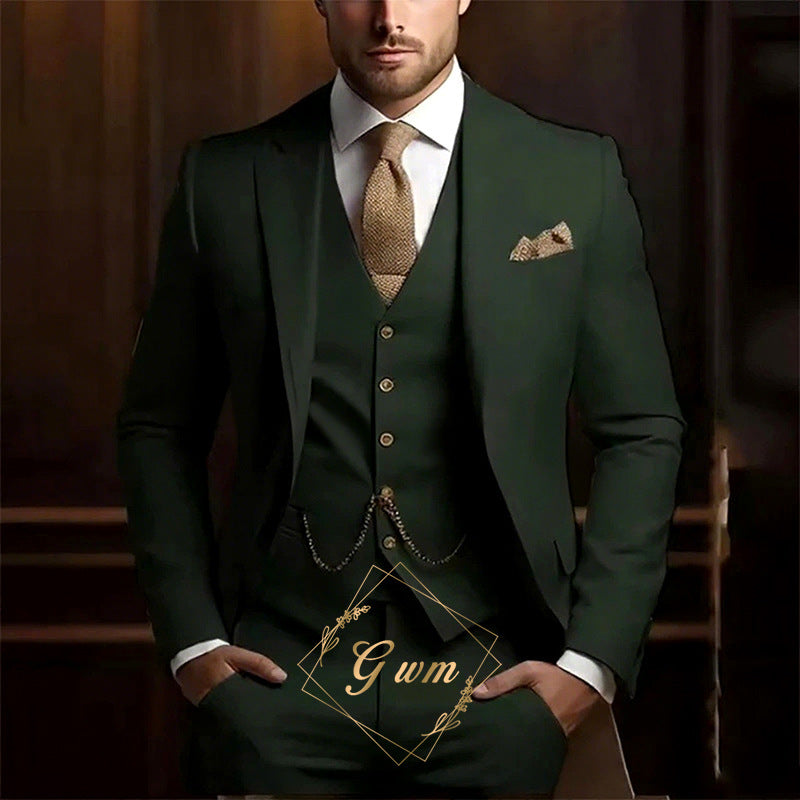 Elegant Three-Piece Suit Set
