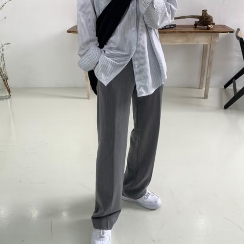 Men's Corduroy Wide Leg Trousers