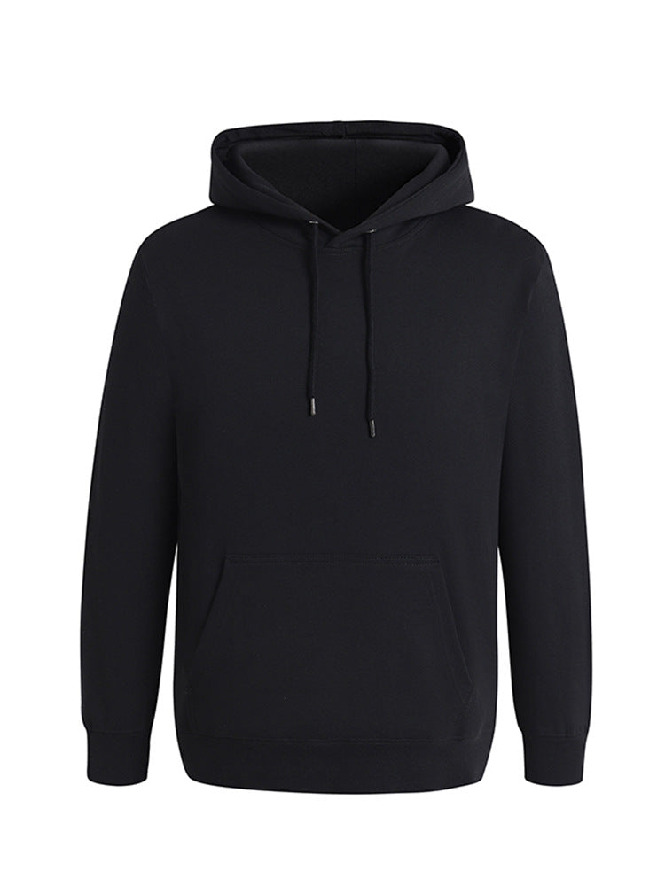 Men's Cotton Sweatshirt Hooded and Crewneck Solid Pullover