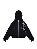 Men's Letter Print Hooded Sweatshirt and Shorts Set