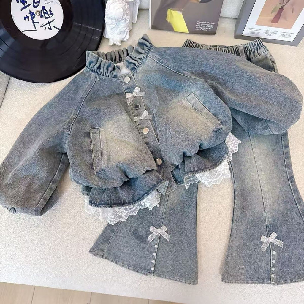 Girls' Denim Set