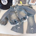 Girls' Denim Set