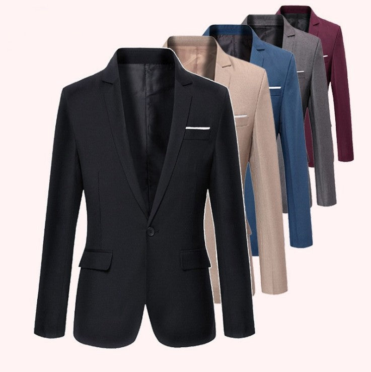 Slim Fit Mens Casual Suit Jacket