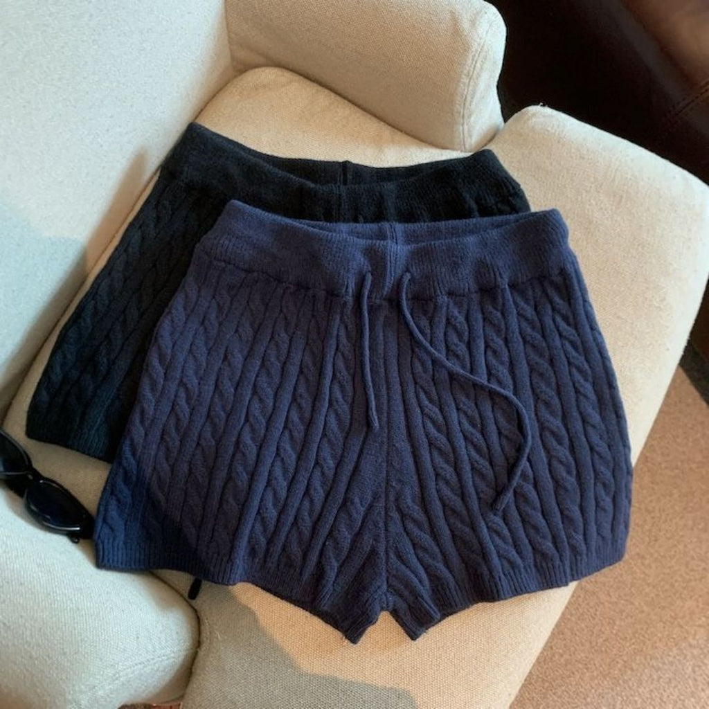 Knitted Casual Shorts