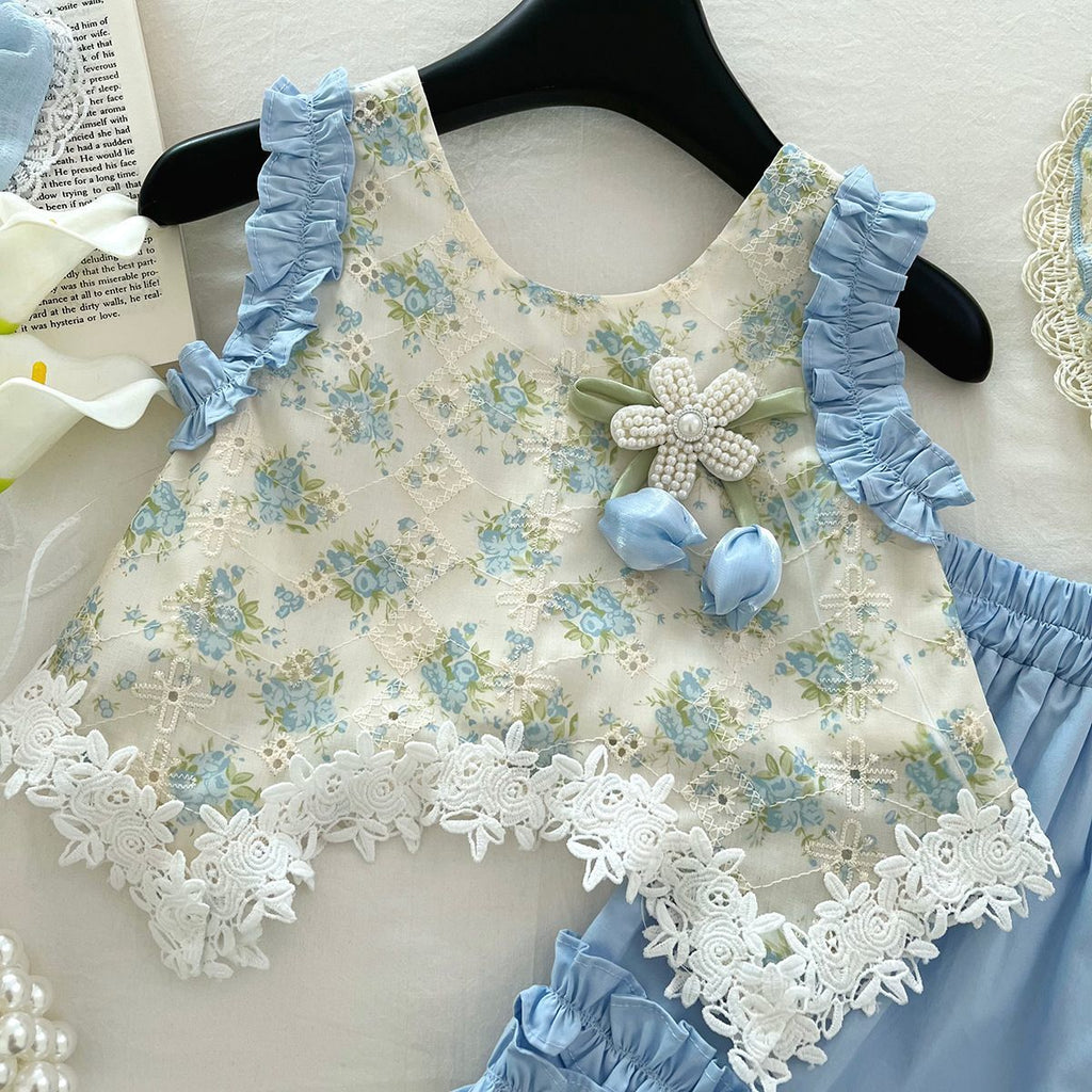 Girls' Summer Two-Piece Outfit