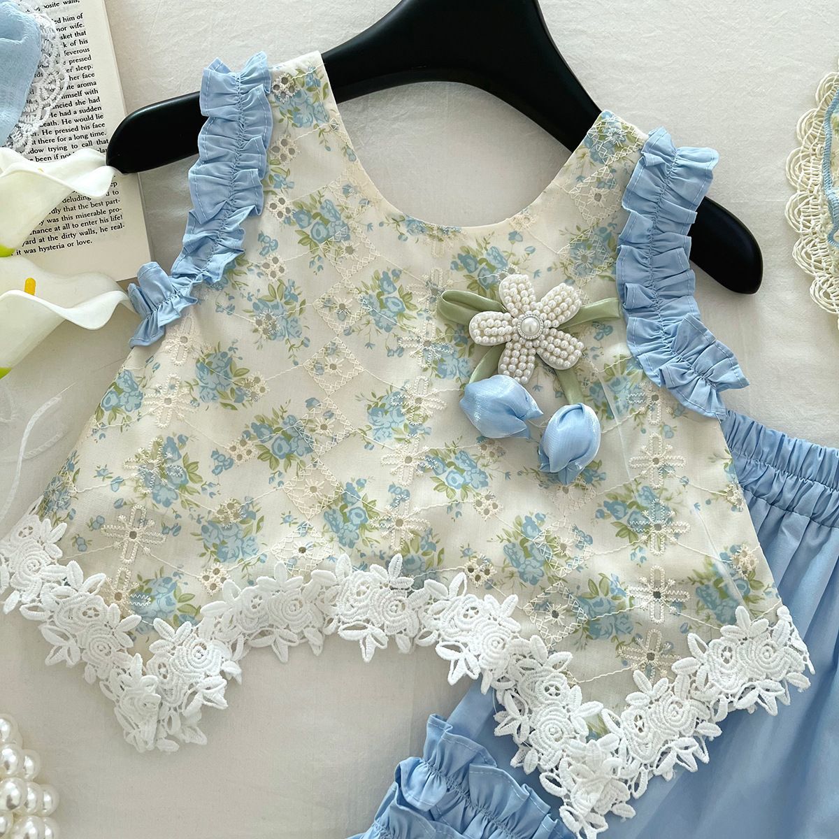 Girls' Summer Two-Piece Outfit
