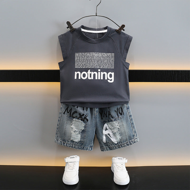 Boys' Summer Vest Shorts Set