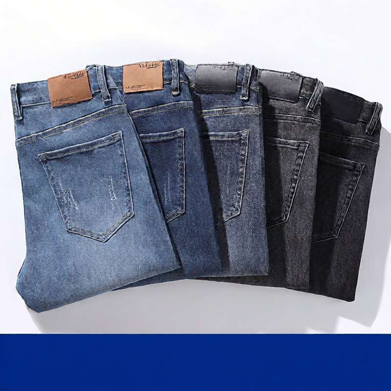 Men's straight-leg jeans