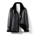 Men's Faux Leather Winter Jacket