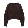 Women's Long sleeve knitted sweater and mini skirt set