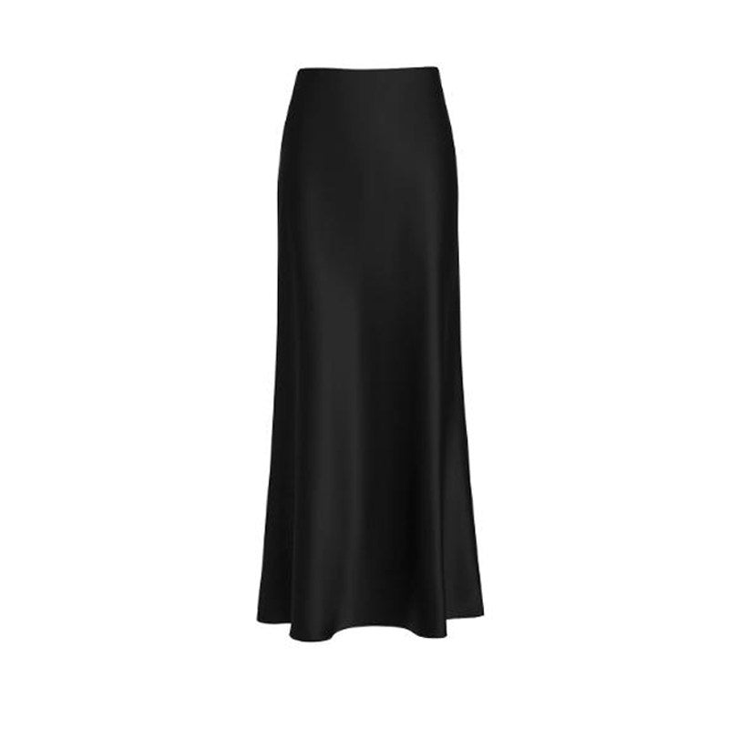 Lace half-length skirt