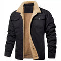 Fleece-lined cotton jacket outerwear