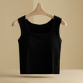 Women's Square Neck Built-in Bra Vest