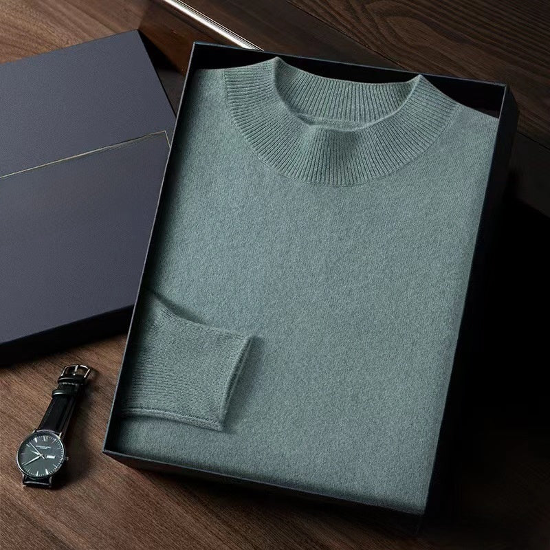 Men's Half-Turtleneck Cashmere Sweater