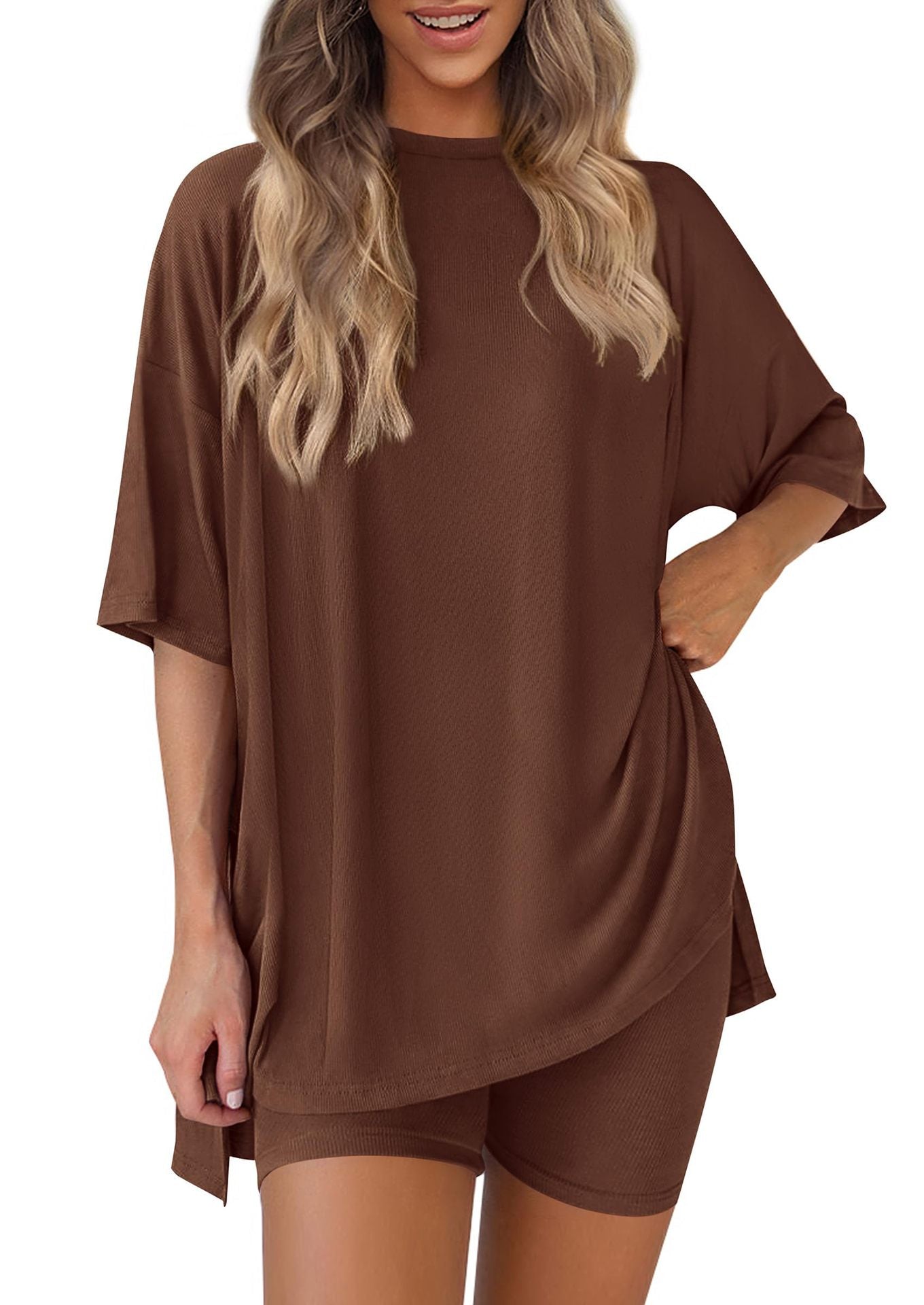 Women's Casual T-Shirt and Shorts Set