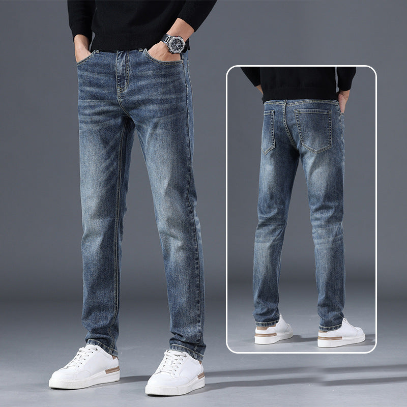 Men's straight-leg jeans